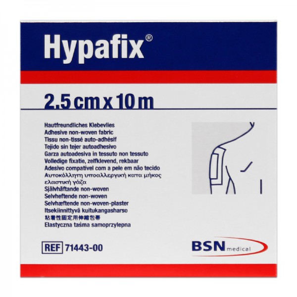 Hypafix 2,5 cm x 10 metros: Esparadrapo de tecido